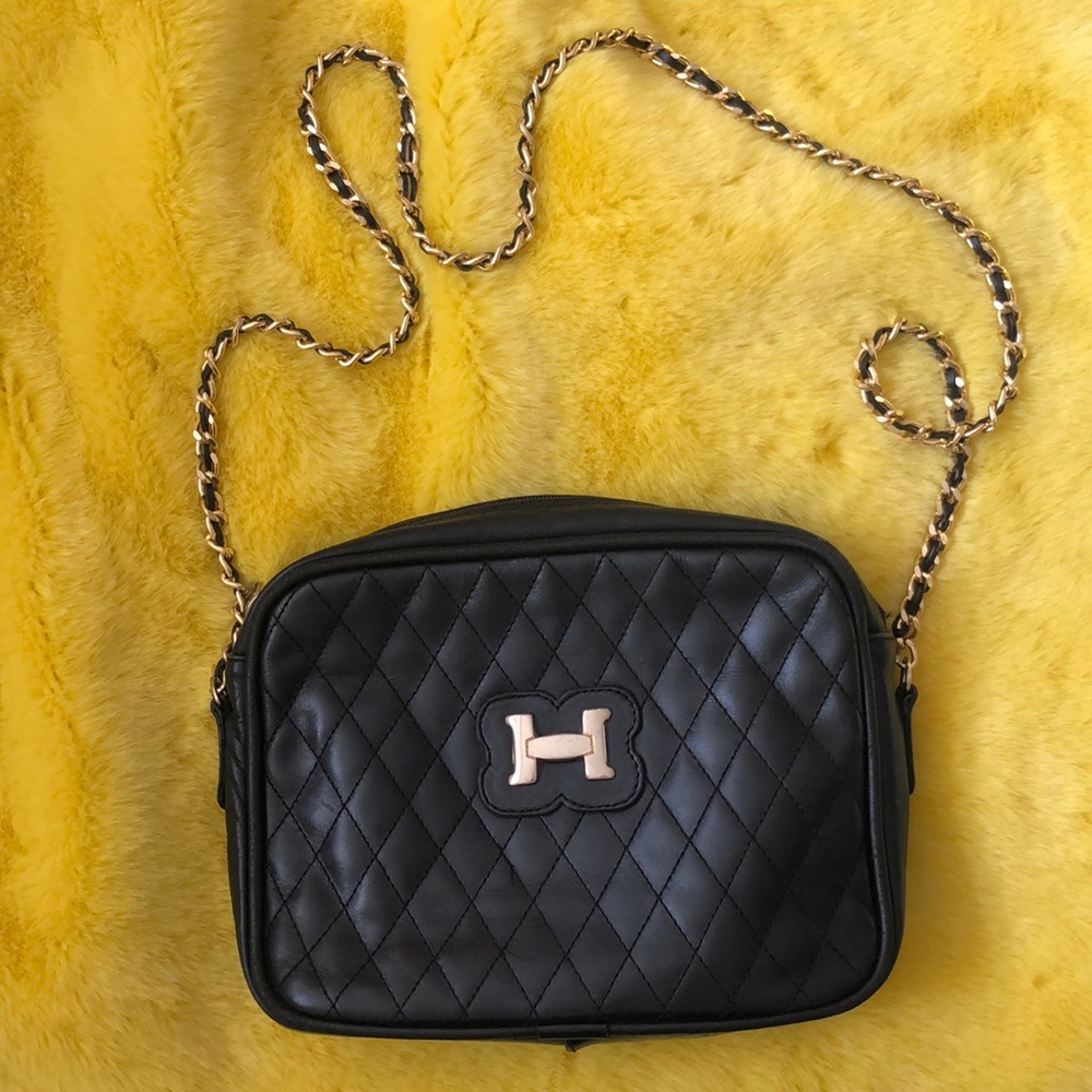 Hermès style vintage box crossbody